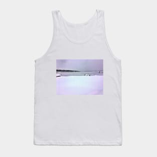 Great White North - A Very Cold Day on a Northern Canadian Lake Tank Top